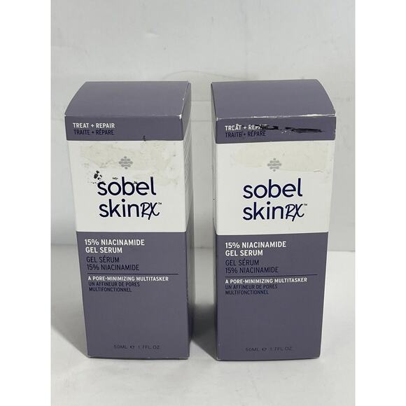 Lot Of 2 Sobel Skin RX 15% Niacinamide Gel Serum Pore-Minimizing Multitasker - Picture 1 of 4